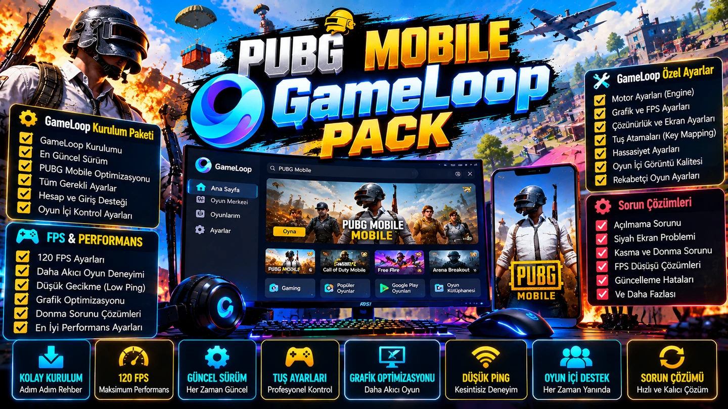 PUBG Mobile GameLoop Pack kapak görseli